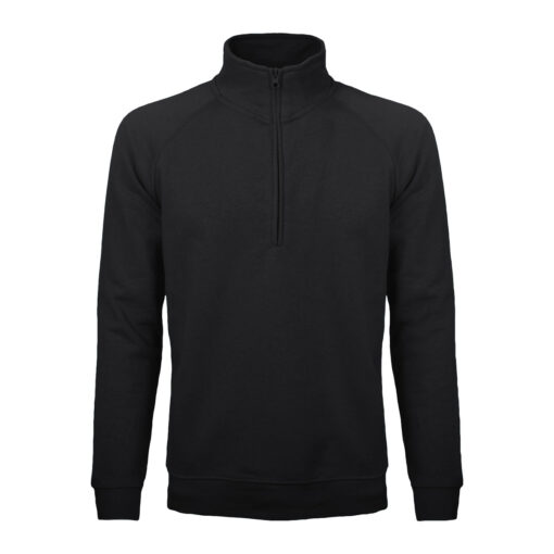 Felpa Basic Con Mezza Zip - immagine 5