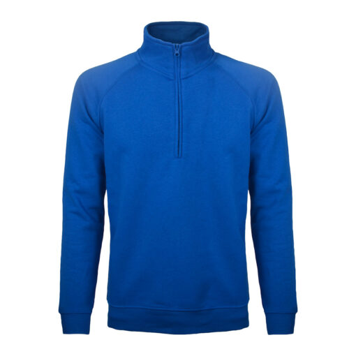 Felpa Basic Con Mezza Zip - immagine 6