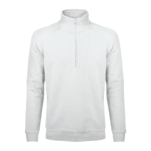 Felpa Basic Con Mezza Zip - immagine 8