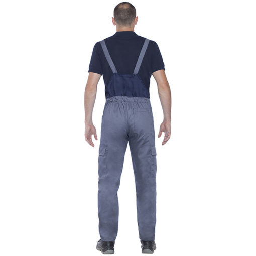 Salopette da lavoro bicolore - immagine 5