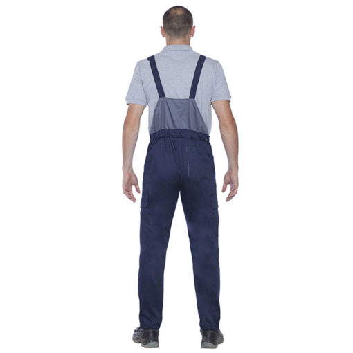 Salopette da lavoro bicolore - immagine 2