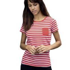 T-shirt Donna Striped M/Corta