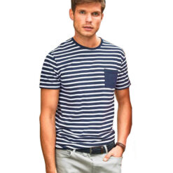 T-shirt Uomo Striped M/Corta