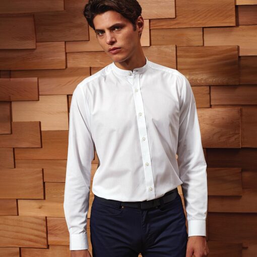 Camicia Unisex Collo Coreano - immagine 3
