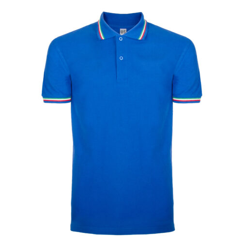 Polo tricolore Uomo M/Corta - immagine 4