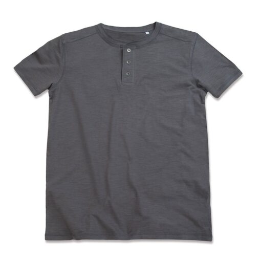 T-shirt Uomo con Bottoni M/Corta - immagine 4