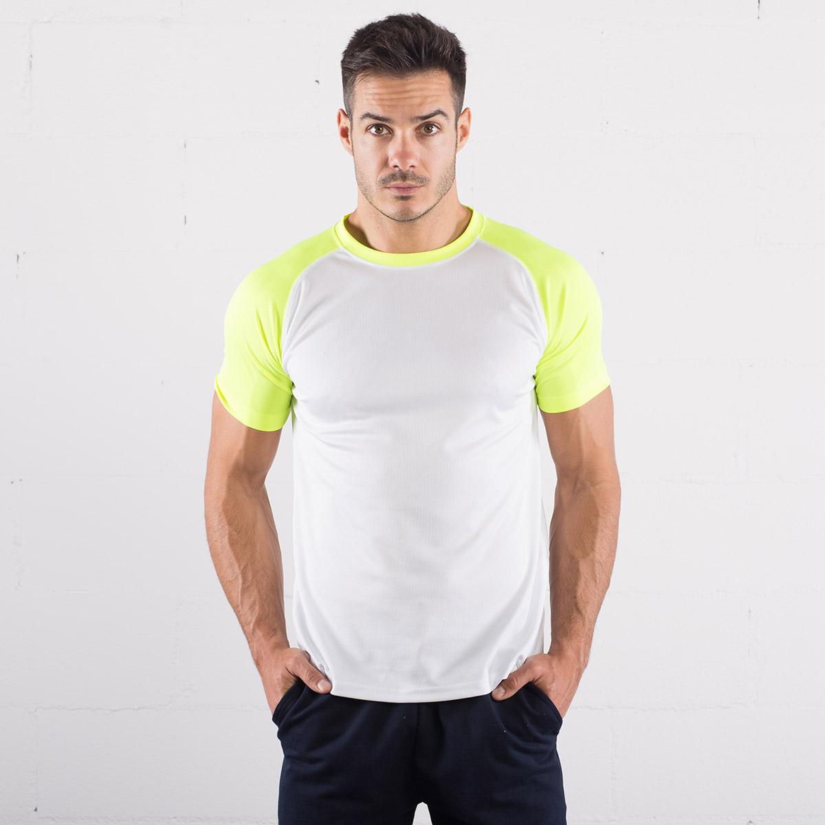 T shirt Uomo Bicolor Poly