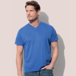 T-shirt Uomo Scollo a V e m/corta