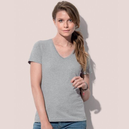 T-shirt Donna Scollo a V e M/corta
