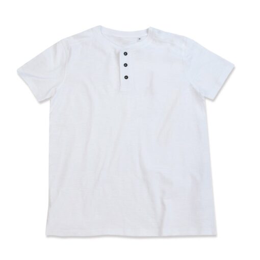 T-shirt Uomo con Bottoni M/Corta - immagine 2