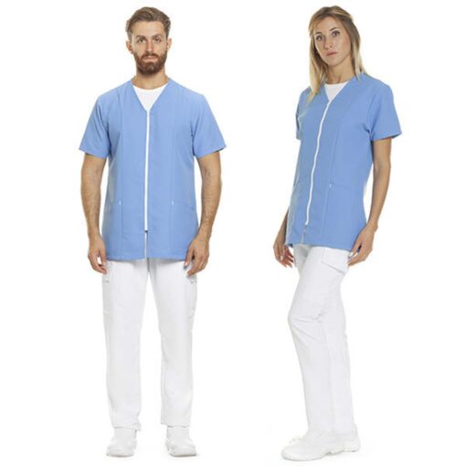 Casacca unisex full zip M/Corta in microfibra - immagine 7