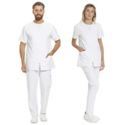 Casacca unisex full zip M/Corta in microfibra