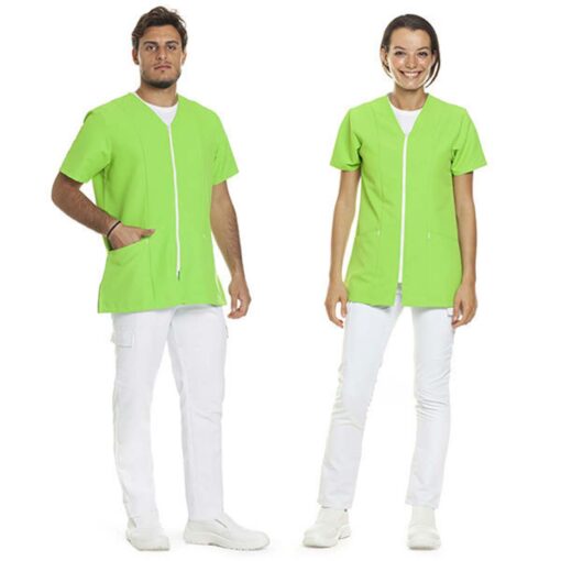 Casacca unisex full zip M/Corta in microfibra - immagine 9