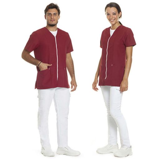 Casacca unisex full zip M/Corta in microfibra - immagine 11