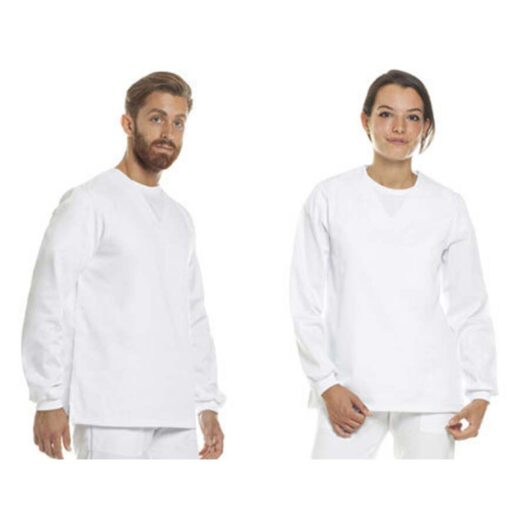Casacca unisex M/Lunga collo a V