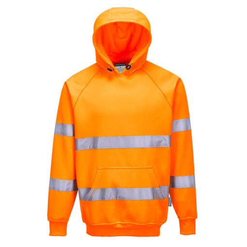 Felpa Basic Hi-Vis Full Zip & Cappuccio