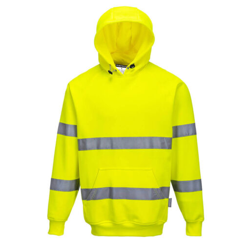 Felpa Basic Hi-Vis Full Zip & Cappuccio - immagine 3