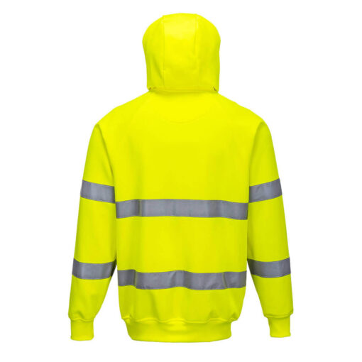 Felpa Basic Hi-Vis Full Zip & Cappuccio - immagine 4