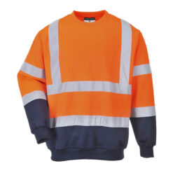 Felpa Girocollo Bicolor Hi-Vis