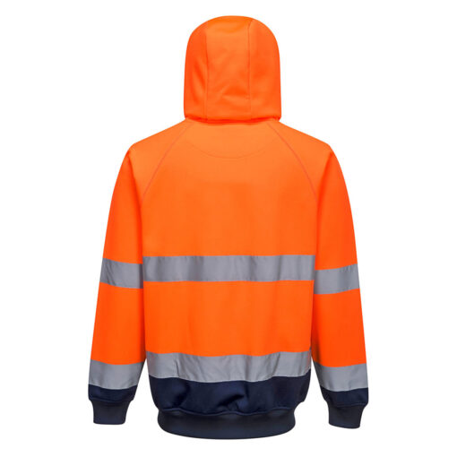 Felpa Bicolor HI-Vis con Cappuccio - immagine 3