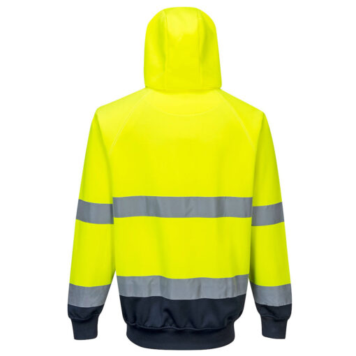 Felpa Bicolor HI-Vis con Cappuccio - immagine 4