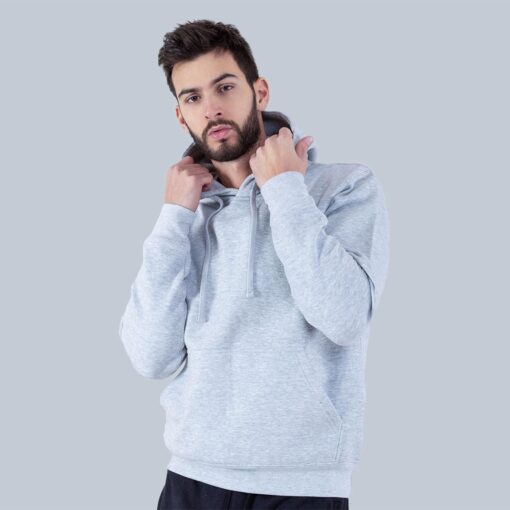 Felpa Basic Con Cappuccio - immagine 2