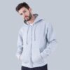 Felpa Basic Full Zip & Cappuccio