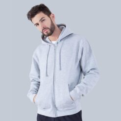 Felpa Basic Full Zip & Cappuccio