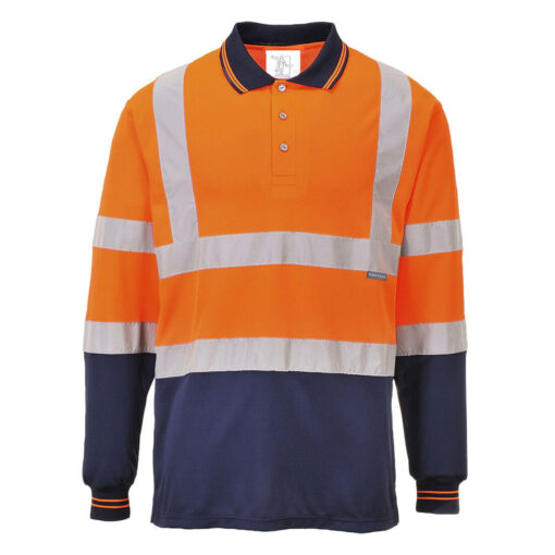 Polo Bicolor Hi-Vis M/Lunga - immagine 2
