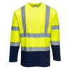 T-shirt Bicolor Hi-Vis M/Lunga