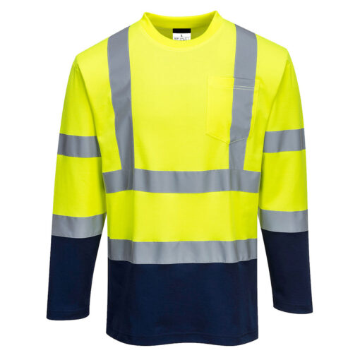 T-shirt Bicolor Hi-Vis M/Lunga
