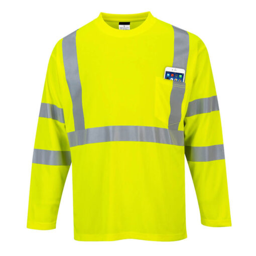 T-shirt Basic Hi-Vis M/Lunga