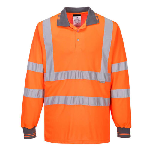 Polo Basic Hi-Vis M/Lunga - immagine 2