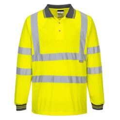Polo Basic Hi-Vis M/Lunga