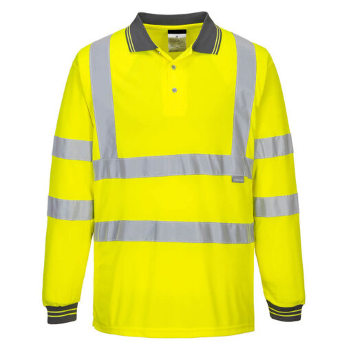 Polo Basic Hi-Vis M/Lunga