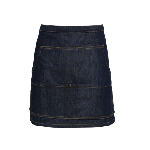 Grembiule corto tessuto Denim - immagine 3
