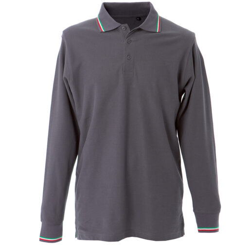 Polo Tricolore M/lunga - immagine 4