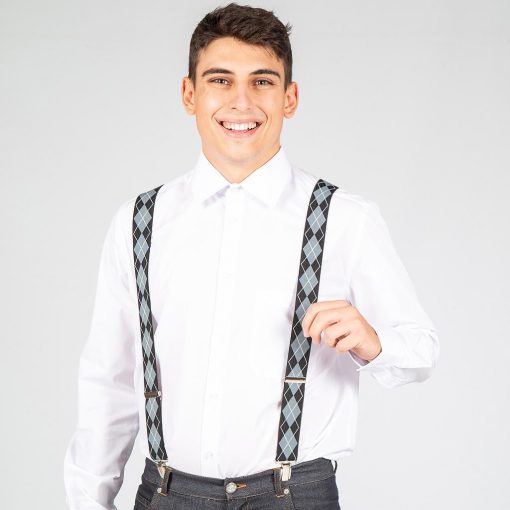 Bretelle elastiche in fantasia - immagine 4