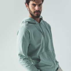 Felpa Basic Full Zip & Cappuccio French Terry