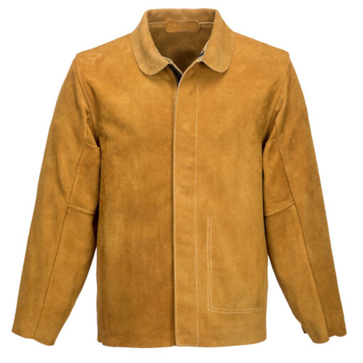 Giacca da Saldatura Bismark in Pelle Marrone